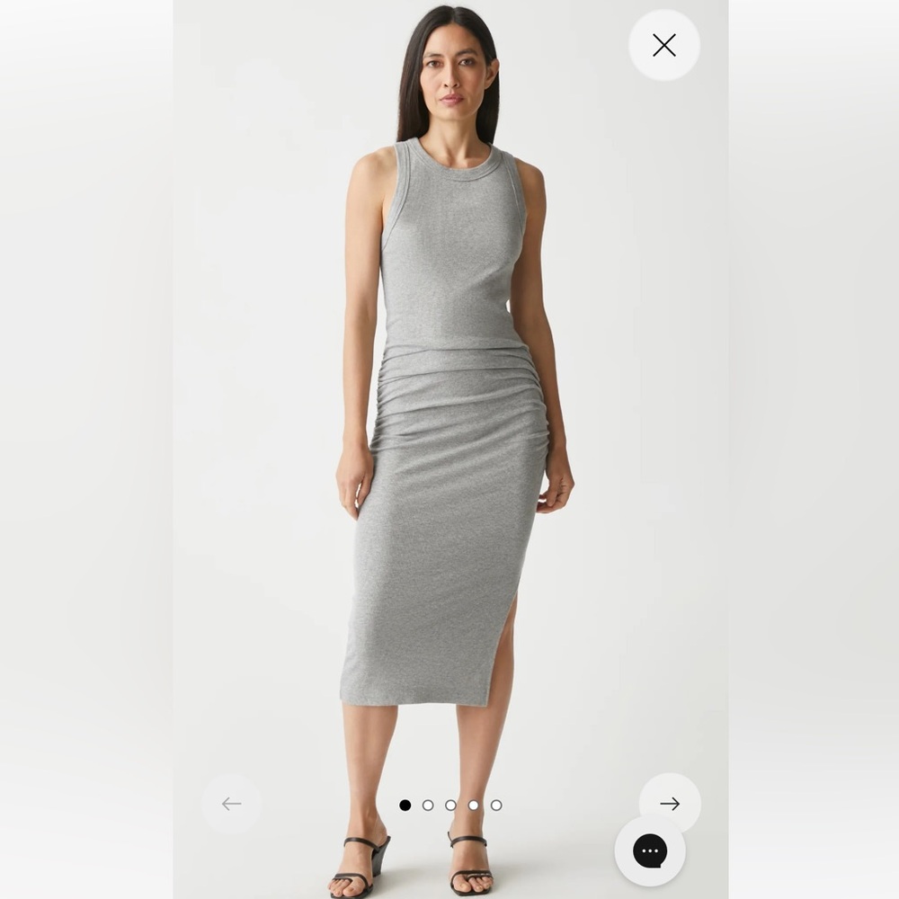 NWT Michael Stars Wren Ribbed Midi Dress sz M